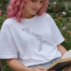 Cancer Constellation Cat Oversized Top – Cozy Zodiac Moon & Stars Tee