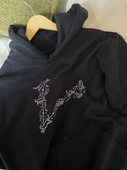 Pisces Constellation Cat Hoodie – Cozy Zodiac Moon & Stars Sweatshirt