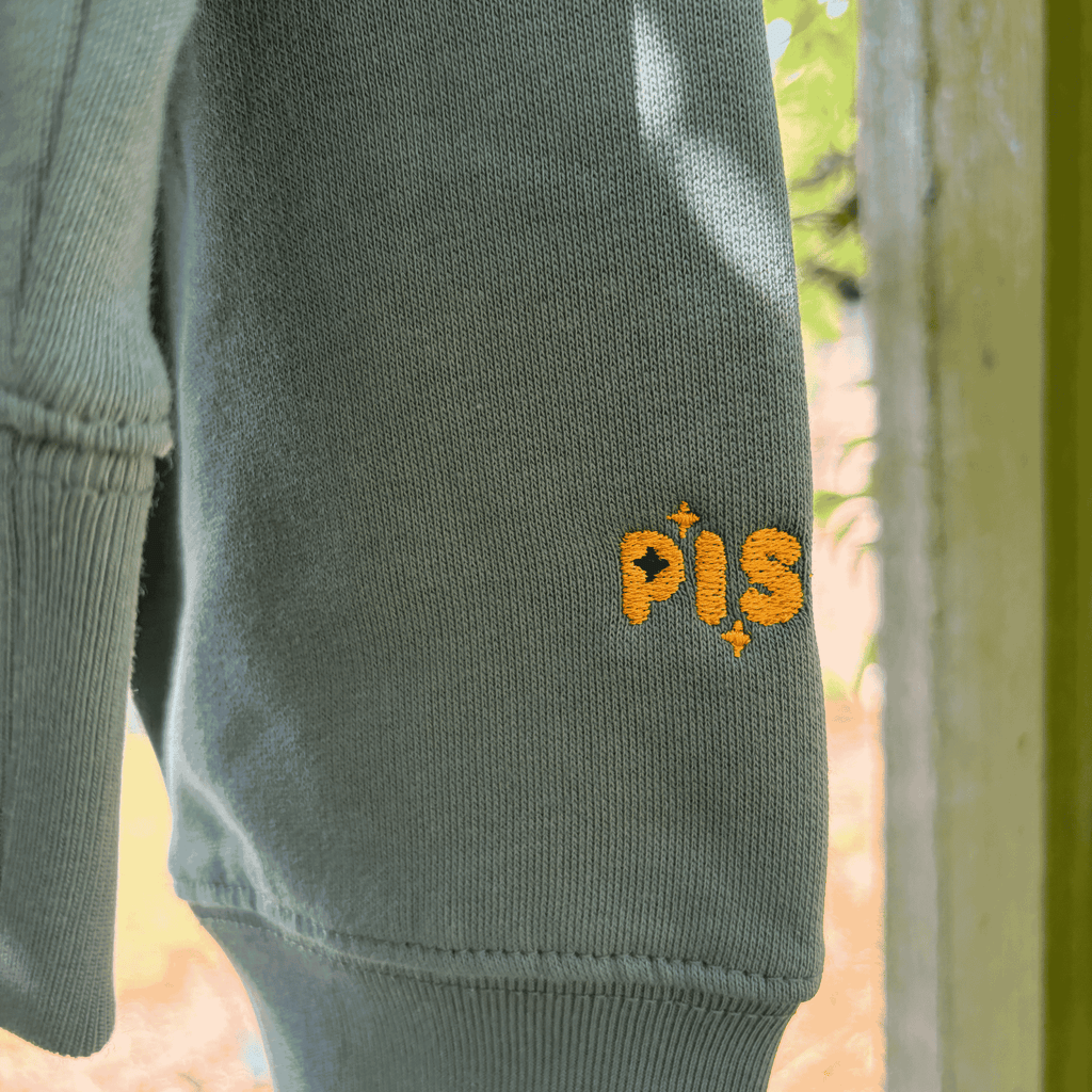 Gold Embroidered Pisces Constellation Cat Sweater